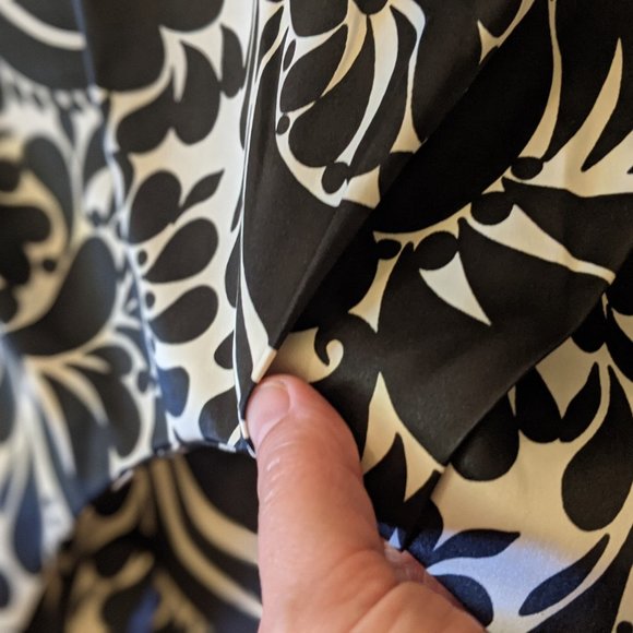 Harold's navy & white  floral scoop neck  dress SZ 4 - Picture 11 of 11